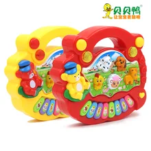 Детский музыкальный инструмент Детский мультфильм ферма dong wu qin музыка обучающая игрушка ручной стук Октава электронная клавиатура