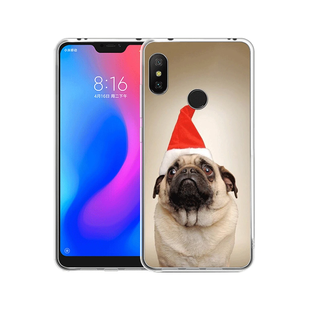 Мобильный чехол для телефона Xiaomi Redmi K20 Pro GO 7 S2 4A 4X5 5A Plus 6 6A 7A 8A чехол с милым животным Мопсом