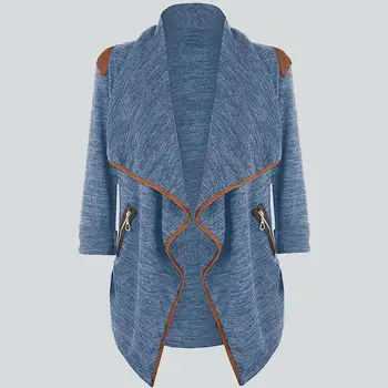 

Fashion Autumn Plus Size Women Jackets Coat Female Open Front Long Sleeve Lapel Cardigan Outwear For Women Clothings