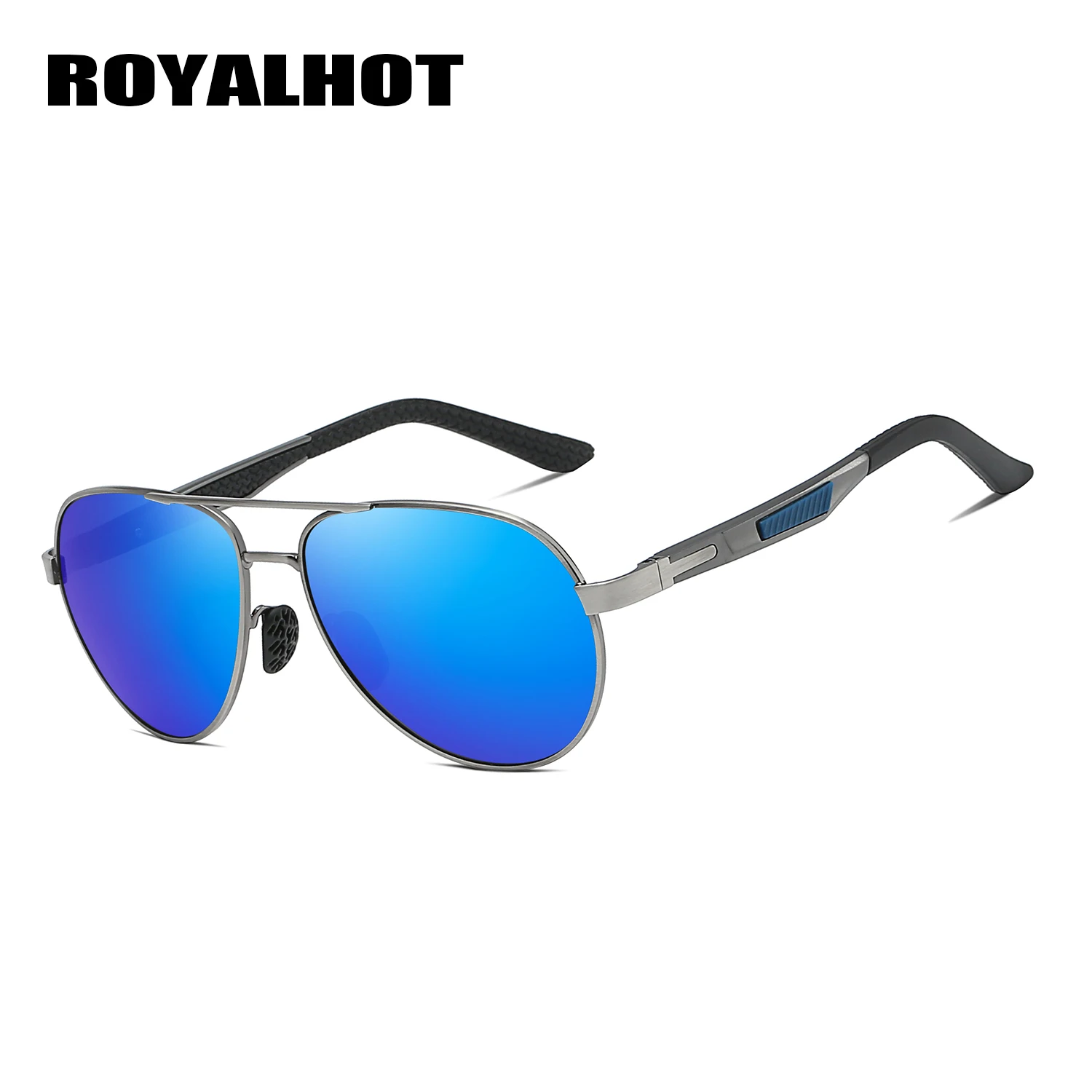RoyalHot, мужские, женские, поляризационные солнцезащитные очки, овальная, уютная оправа, солнцезащитные очки, очки для вождения, солнцезащитные очки, Oculos masculino, мужские, 900166 - Цвет линз: Grey Blue