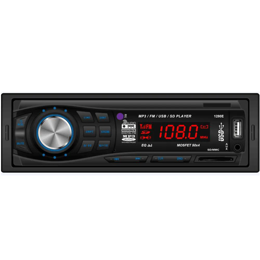 USB и sd-карта порт в тире автомобиля аудио Bluetooth стерео головное устройство MP3/USB/SD/AUX/FM Встроенный fm-радио тюнер# WL1