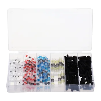 

250Pcs/set Electrical Wire Connectors Insulated Solder Sleeve Tube Heat Shrink Sorder Terminal Waterproof Butt Connectors
