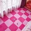 Floor Mat Carpet DIY Nordic Ins Room Plush Velvet Bedroom Full Rooms Children's Girls Net Pink Mat Floor Mats Plush Surface Crop 1