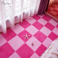 Floor Mat Carpet DIY Nordic Ins Room Plush Velvet Bedroom Full Rooms Children's Girls Net Pink Mat Floor Mats Plush Surface Crop 1