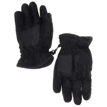 

Creative Outdoor Children Ski Gloves Waterproof Sports Finger Gloves for Mountain Climbing Hiking Sports Gloves (Black)