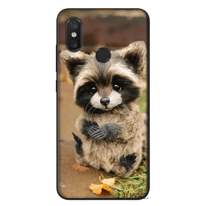 Мобильный Силиконовый чехол для телефона для Xiaomi Redmi GO 7 7A S2 K20 4A 4X 5A 5 6 6A Pro крышка милый маленький енот оболочки - Цвет: B7