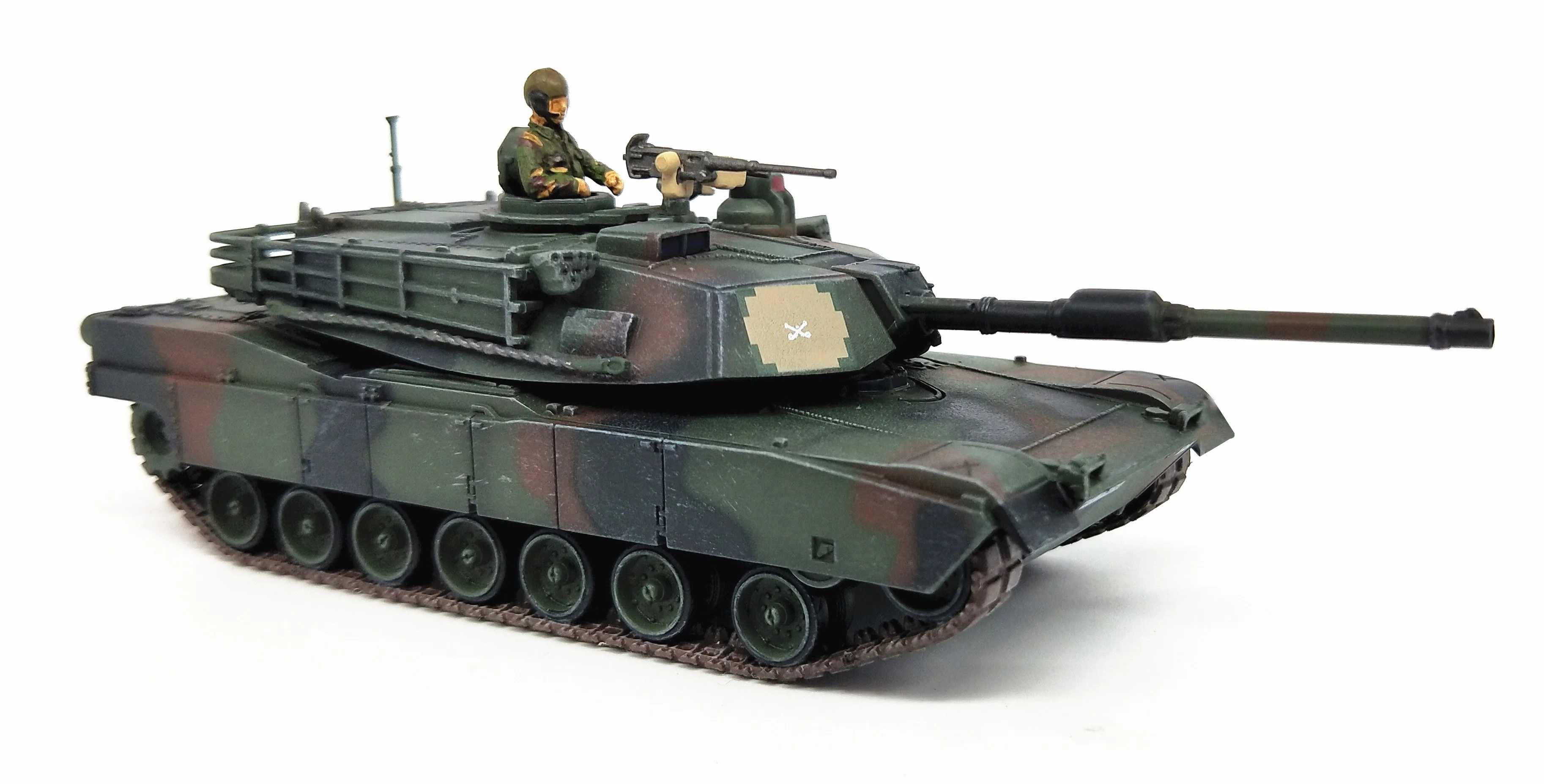 1 1: 72 основной боевой танк модель американского Abrams M1A2 камуфляж песок джунгли камуфляж - Цвет: 1