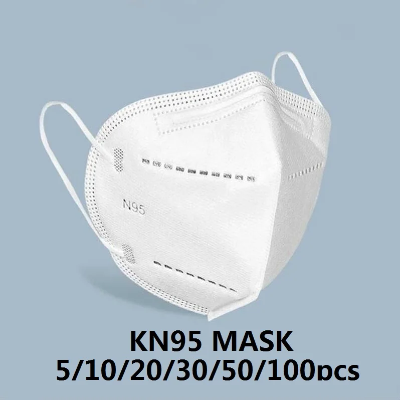 

KN95 Face Mask Anti Infection Anti-fog Breathable Dustproof PM2.5 95% Filtration Mouth Masks 4 Layers Protective N95 Masks