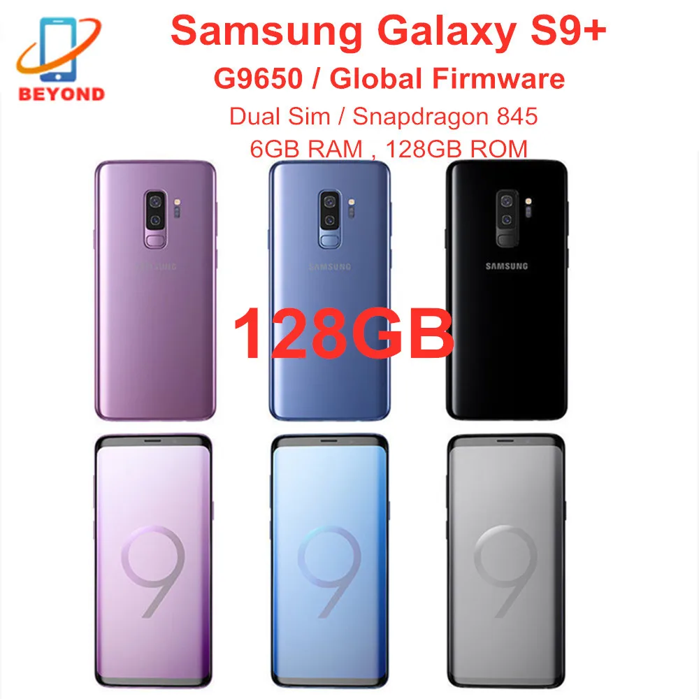 Samsung Galaxy S9 Plus G9650 Dual Sim 128gb Rom 6gb Ram Octa Core 6.2" Nfc Snapdragon 845 Original Unlocked Mobile Phone - Mobile Phones - AliExpress