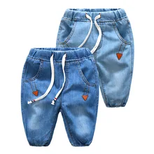 Стиль; сезон лето; Европейская и американская мода; детская одежда для мальчиков; мягкие ковбойские брюки-Капри; шорты;