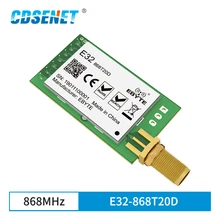 868 mhz sx1276 lora 100 mw porta serial transceptor sem fio E32-868T20D 868 mhz módulo iot rf transmissor receptor conector sma