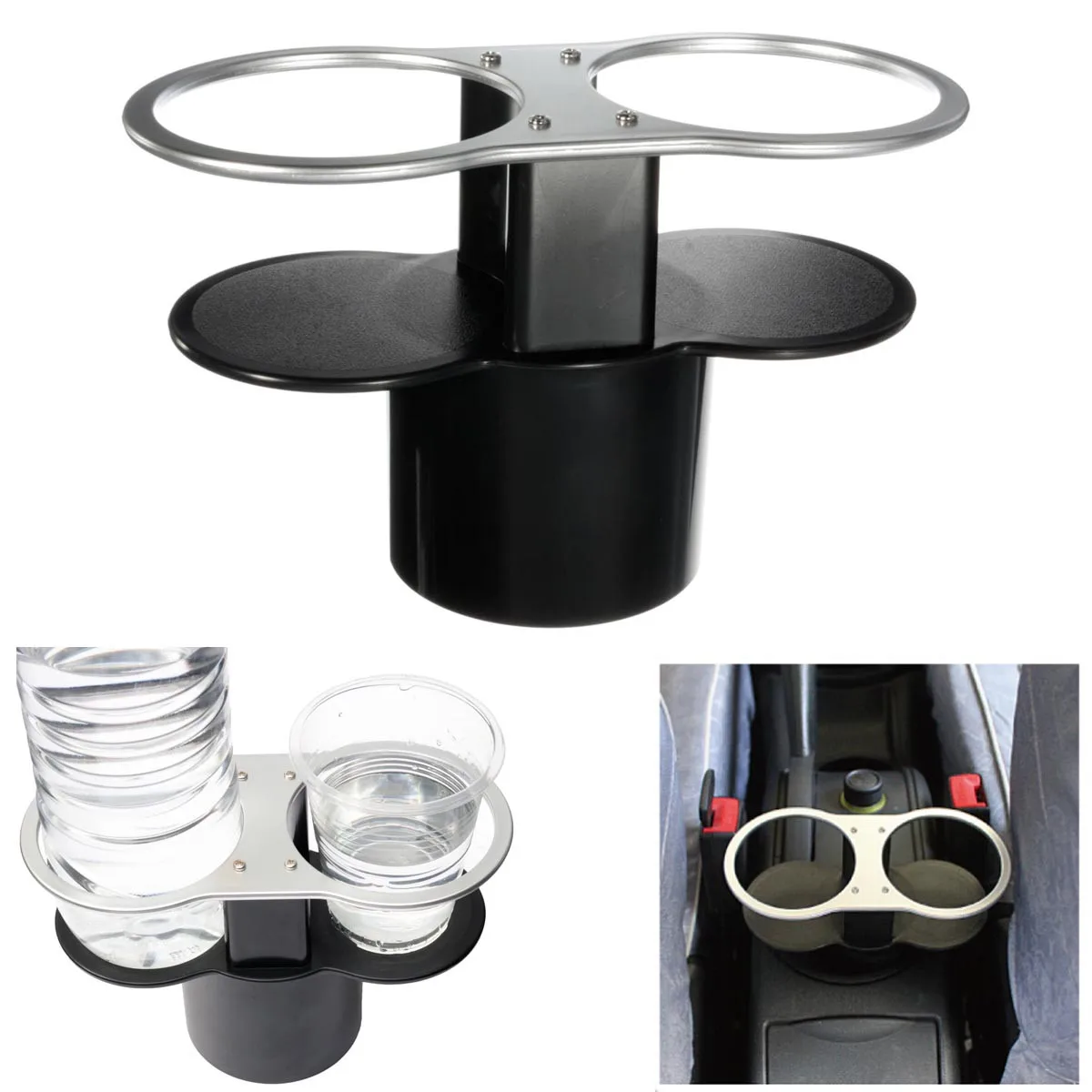 Car water cup holder one split two cup holder double cup holder vehicle