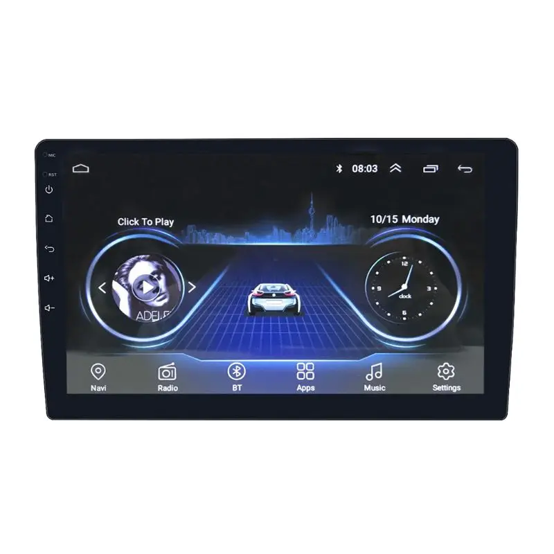 

2 Din Car Radio 10.1 Inch Hd Car Mp5 Multimedia Player Android 8.1 Car Radio Gps