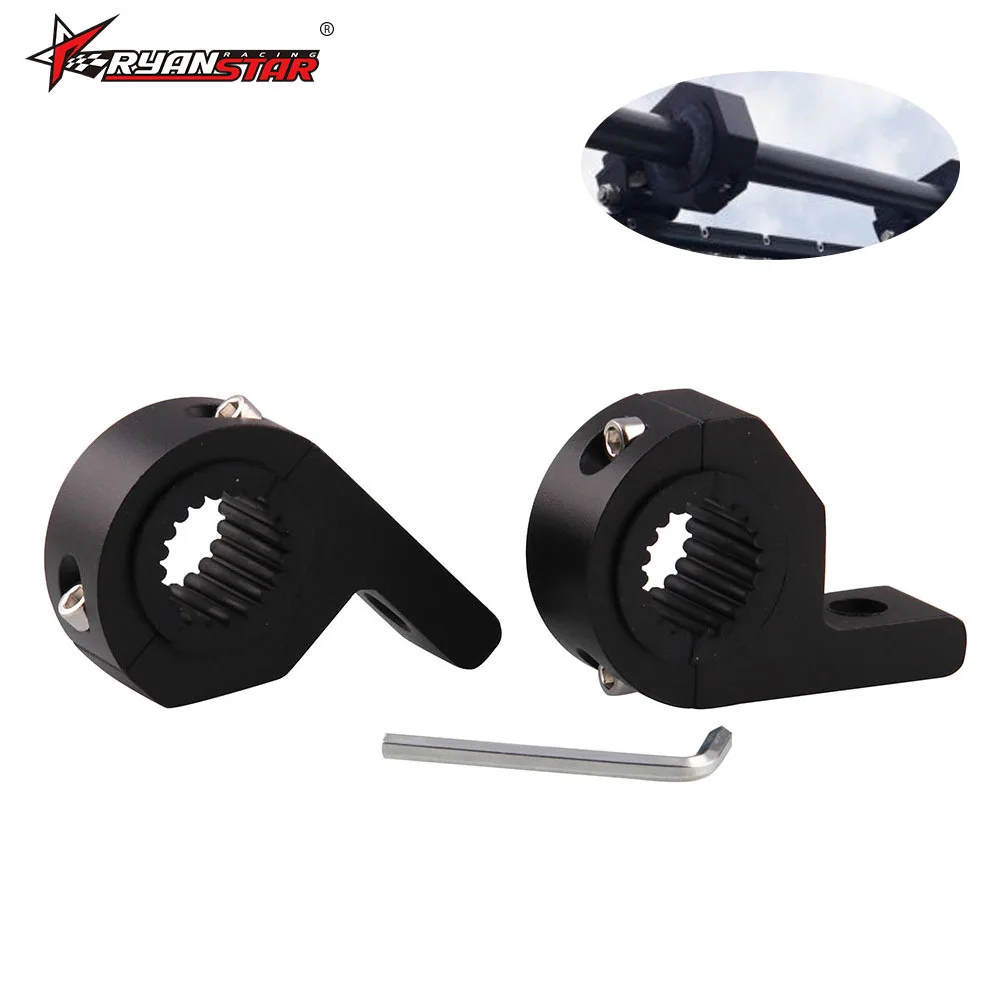 

Cross Border Hot Sales Motorcycle Modified Pieces Bumper Bar Guardrail Fog Lamp Spotlights Retaining Clip Holder 20-30mm Univers