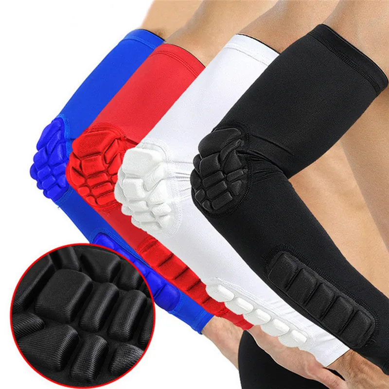 

1Pc Arm Sleeve Armband Elbow Support Basketball Arm Sleeve Breathable Football Safety Sport Elbow Pad Brace Protector