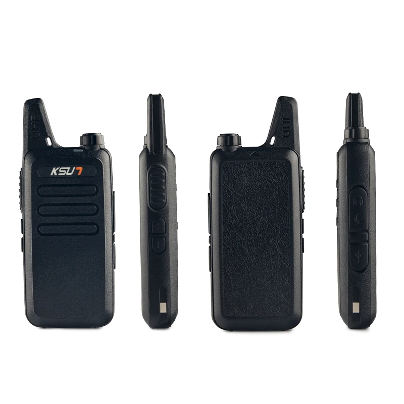 2 шт./лот KSUN Mini Walkie Talkie Двусторонняя радиостанция UHF 400 470 МГц 16CH walkie talkie radio|walkie
