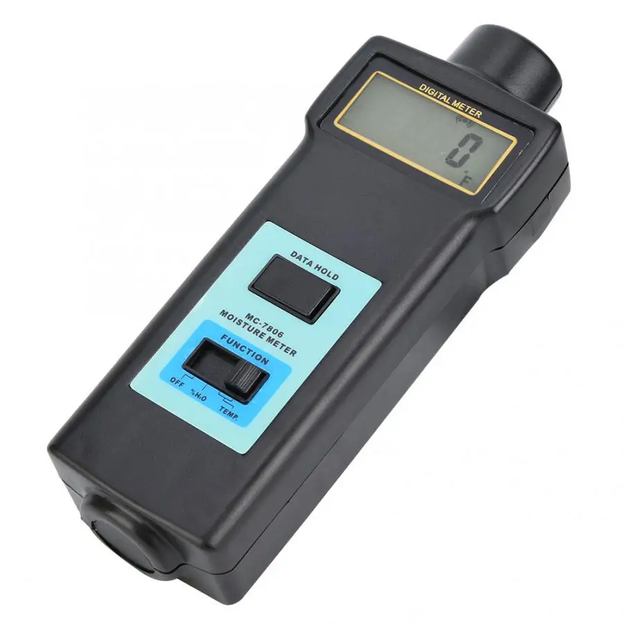 Moisture Tester Digital LCD Handhold Wood Moisture Meter Damp Detector Hygrometer Tester Sensor Moisture Detector