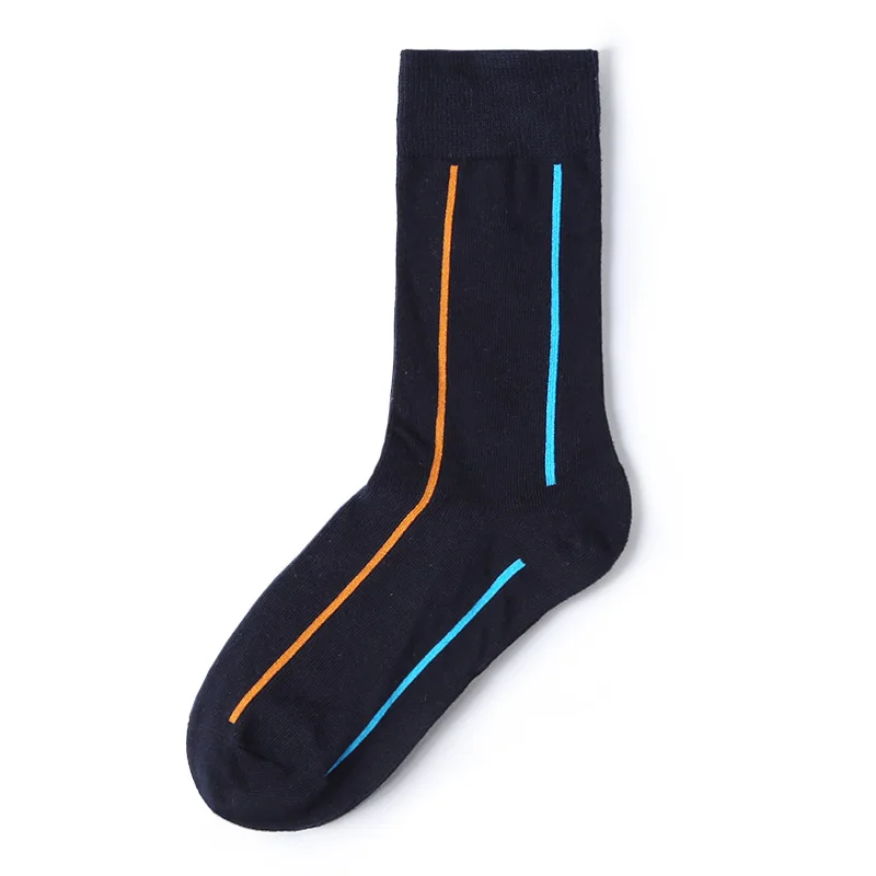 [WPLOIKJD]New Product Illustrations Personality Couples Socks Irregularity Pattern Jacquard Socks Hip Hop Tide Sox Skarpetki - Цвет: 4