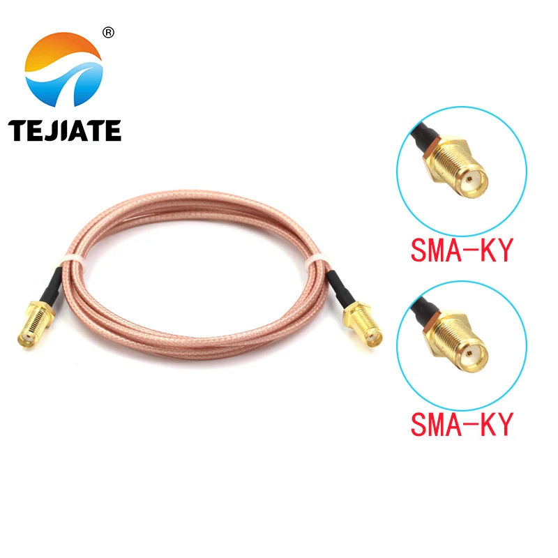 1pcs-tejiate-sma-adapter-cable-sma-ky-convert-smaky-8-90cm-1m-15m-2m-length-connector-rg316-wire