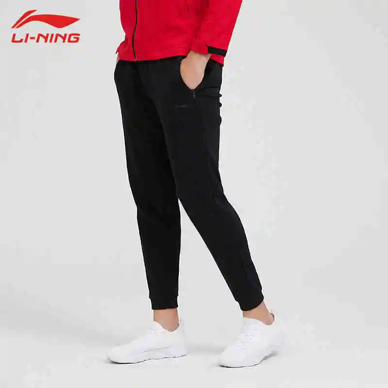 Мужские тренировочные брюки Li-Ning штаны из 87% хлопка 13% полиэстера AKLP313 CJAS19 | Спорт и