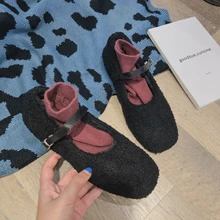 Г., новые осенние корейские модные туфли с закрытым носком, бабушкины туфли на плоской подошве в стиле ретро с квадратным носком женская обувь Мэри Джейн с пряжкой