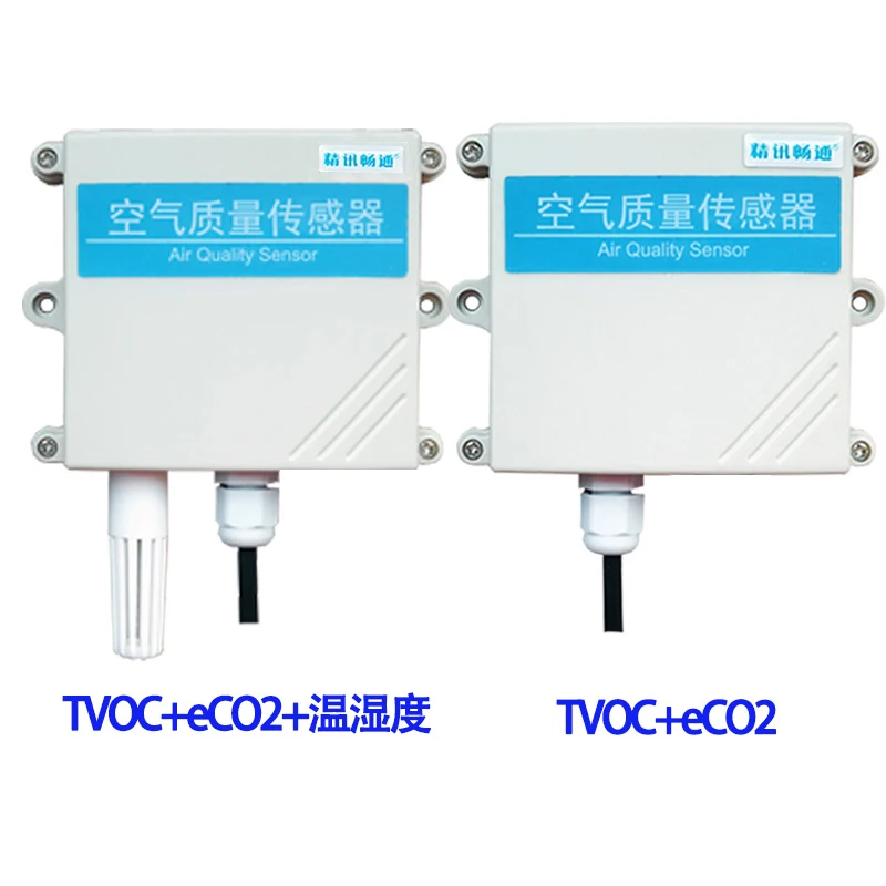 Настенный датчик качества воздуха TVOC eCO2 RS485 MODBUS 4-20ma воздушный передатчик