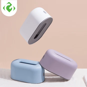 

Plastic Tissue Box Square Home Tissue Container Car Napkins Holder Case Home Organizer Kitchen Holdler Simple Stylish