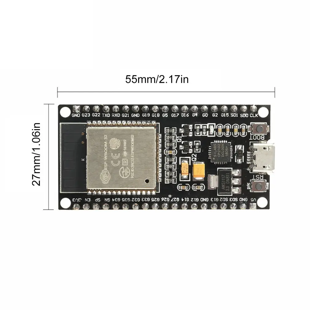 ESP32 Development Board Wireless WiFi +Bluetooth-compatible Dual Core CP2104 Filters Module 2.4GHz RF ESP32 High Quality