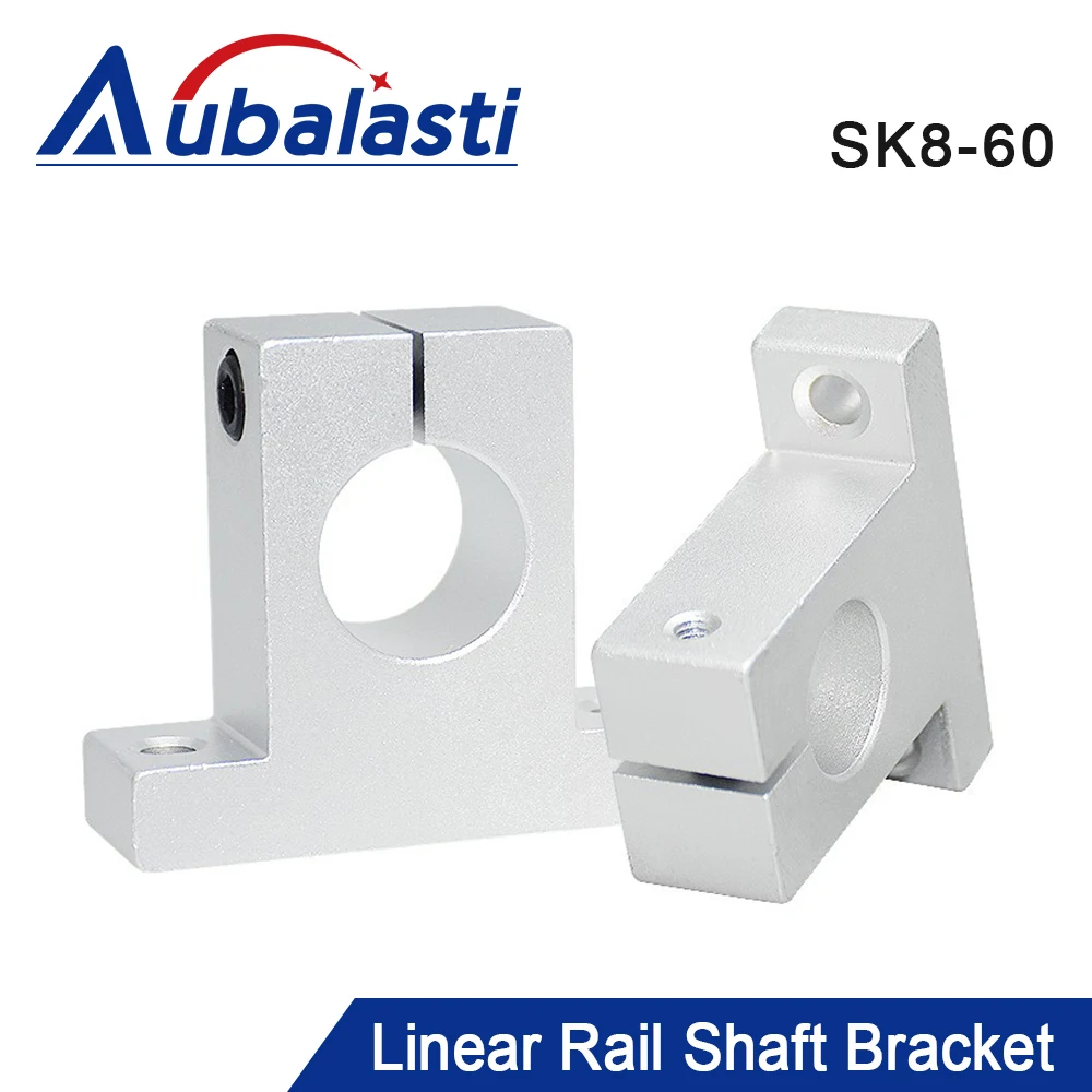 ขายึดเพลาเชิงเส้น Aubalasti รุ่น SK8 SK10 SK12 SK13 SK16 SK20 SK25 SK30 สำหรับเครื่อง CNC Router และเครื่องพิมพ์ 3 มิติ 1