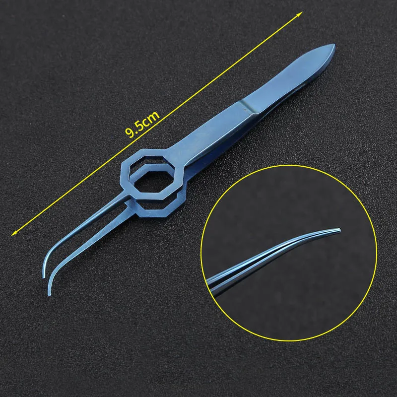 Hair transplanting hair planting tool planting hairline hairline fine hair follicle transplanting forceps platform without teeth