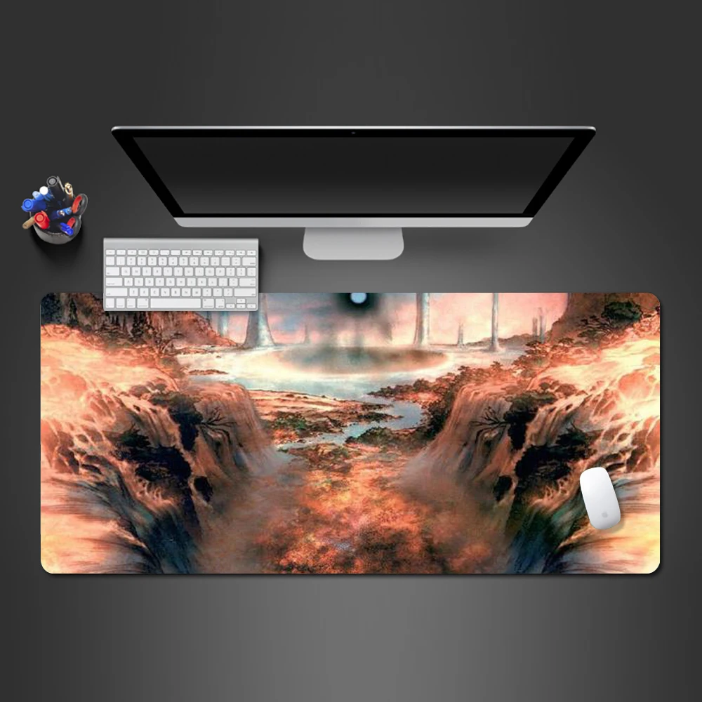 

Bloody River Mouse Pad Cool Mouse Pad Keyboard Desk Mat Fashion Computer Mouse Pad Higt Quality Laptop Game Pad Large Play Mats