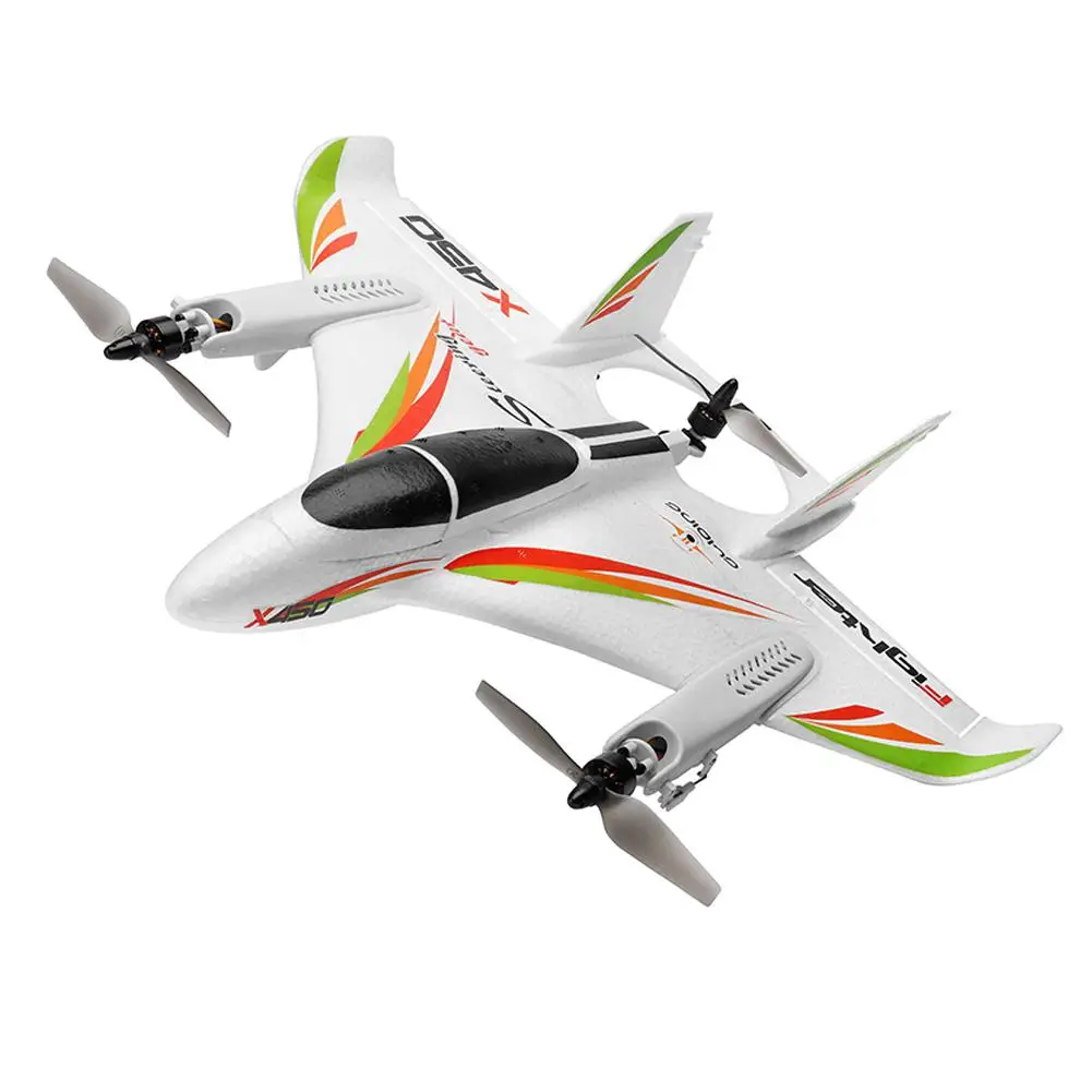 WLtoys XK X450 2 4G 6CH 3D/6G RC самолет бесщеточный мотор вертикальный взлет светодиодный