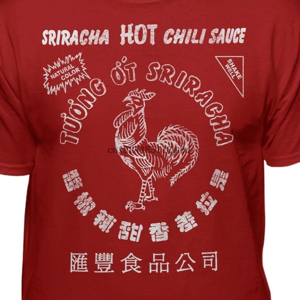Sriracha официальный горячий чили соус Мужская графическая футболка | одежда