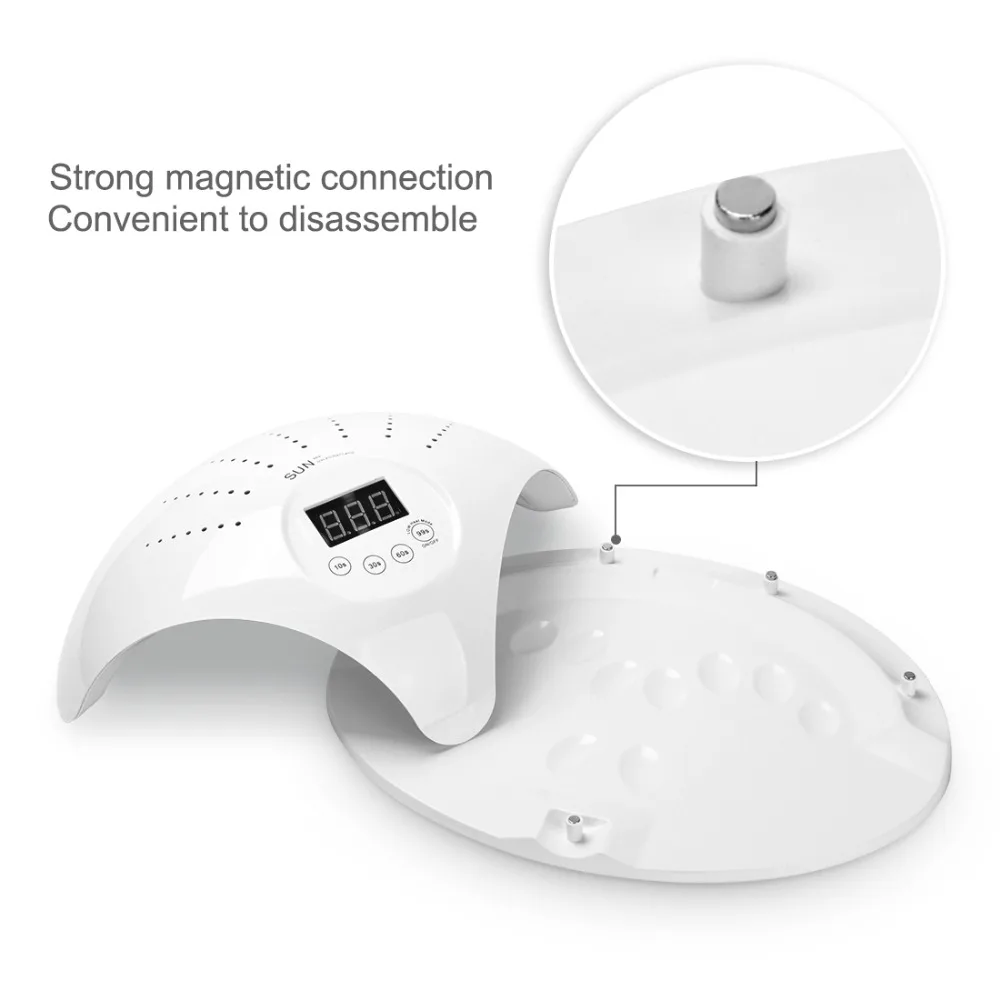 LED UV 램프 네일 UV LED 램프 젤 램프, 매니큐어 풋 램프, 네일 드라이어, 양손 UV 네일 램프, 네일 건조, UV 라이트 젤