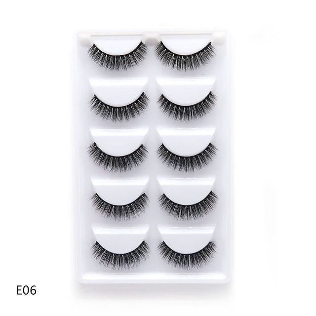 Pairs Multipack 3D Mink Lashes False Eyelashes Handmade Wispy Fluffy Long Lashes Natural Eye Makeup Tools Eye Lashes H13 E08