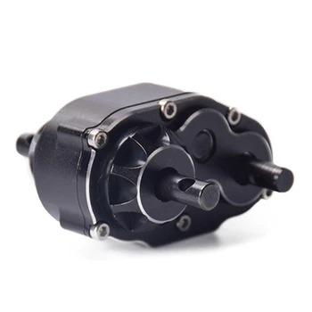 

Metal Gearbox Transfer Case with Mount for SCX10 / D90 1/10 RC Crawler Car RC Metal Transfer Case RC Vehicle Parts Accessories