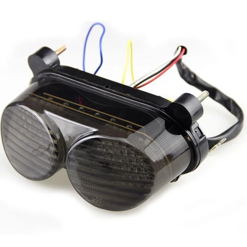 Motorcycle Tail Light Brake Turn Signals Integrated LED Light for Smoke Lens for 1998-2005 Kawasaki Ninja ZR7(S) ZX6R ZX9R ZZR60