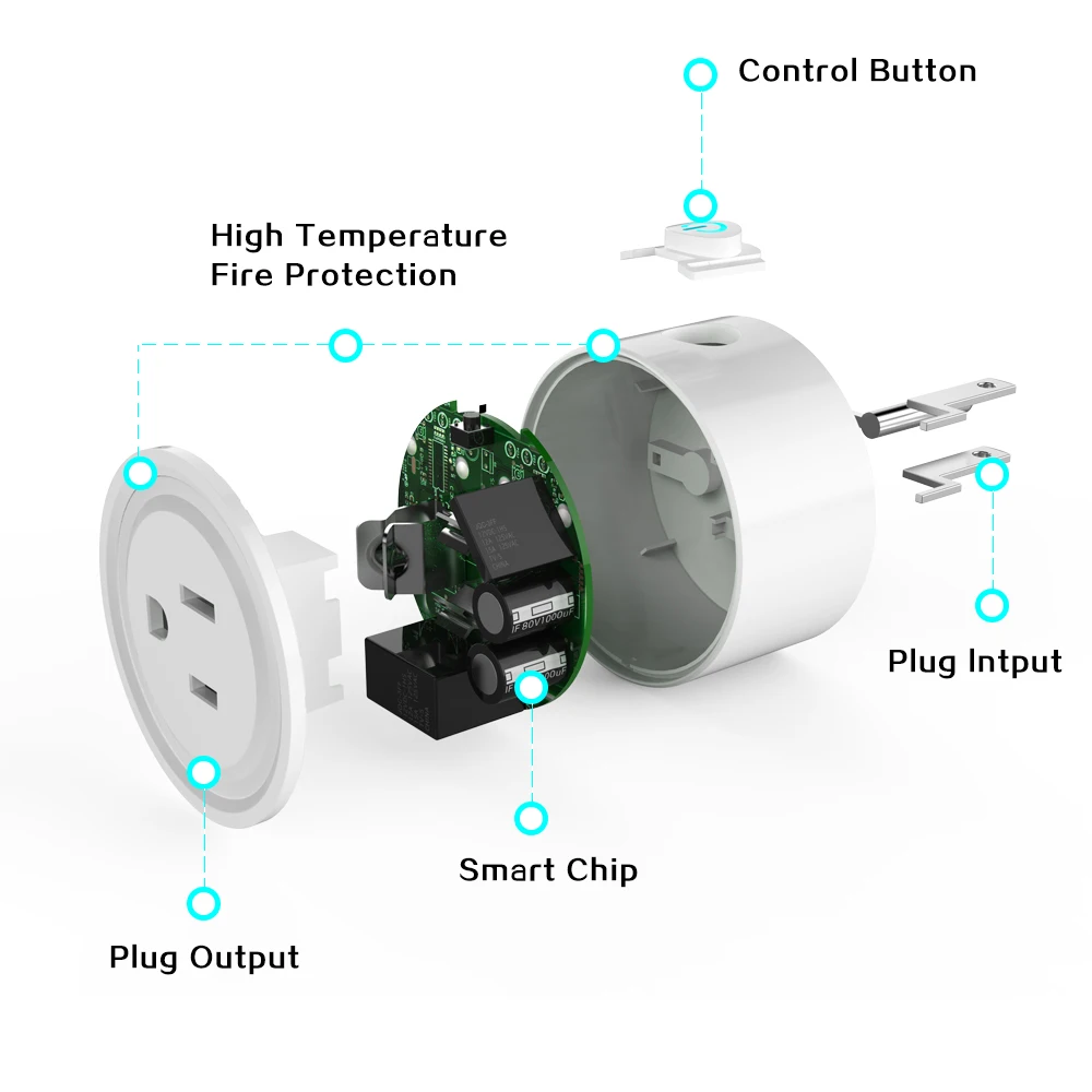 Wifi Smart Plug Wi-Fi с поддержкой мини-розетки приложение дистанционное управление беспроводной портативный автоматический таймер розетки с включения/выключения