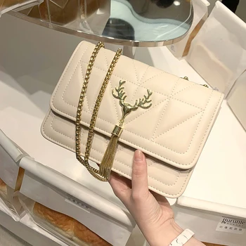 

с доставкой PU Leather Crossbody Bags For Women 2020 Summer Fashion Solid Color Shoulder Handbags Female Travel Cross Body Bag