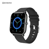 Senbono P18 Smart Horloge Mannen Vrouwen Kid Fitness Tracker Klok Meerdere Sporten Modi Smartwatch Hartslag Armband Voor Ios Android