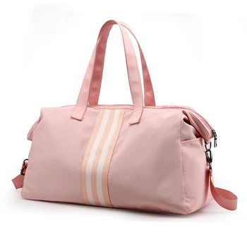 

Dry Wet Separate Women Handbag Waterproof Nylon Sport Gym Fitness Shoulder Bag Man Luggage Tote Travel Duffel Blaso Gymtas