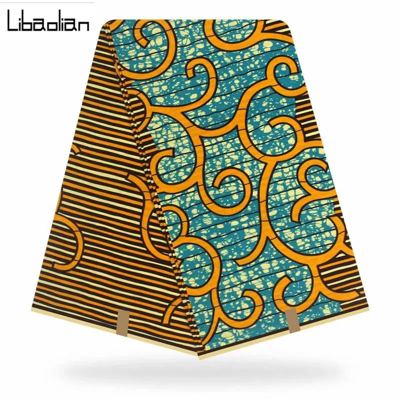Высокое качество Африканский Воск принты ткань голландский воск с платьем ткань хлопок/батик настоящий воск голландский F911-16