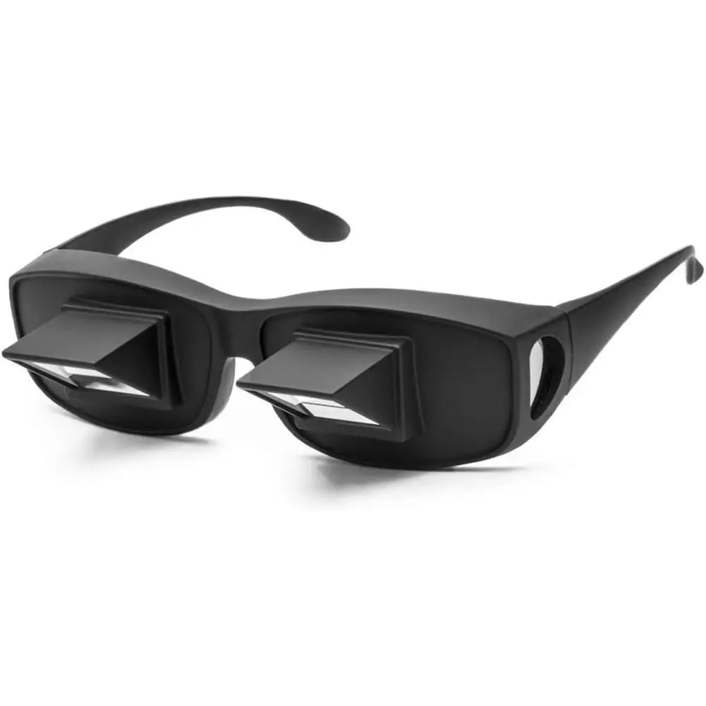 Lazy Periscope Horizontal Reading Black TV Sit View Glasses On Bed Lie Down Prism Spectacles S M L | Инструменты
