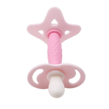 

1pc Baby Teething Stick Silicone BPA Free Teether Toy Infant Training Massage for Newborn Teether