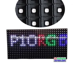 Affichage vidéo complet p10, 320x160mm, pour l'extérieur, matrice led rgb, 1/2 balayage 