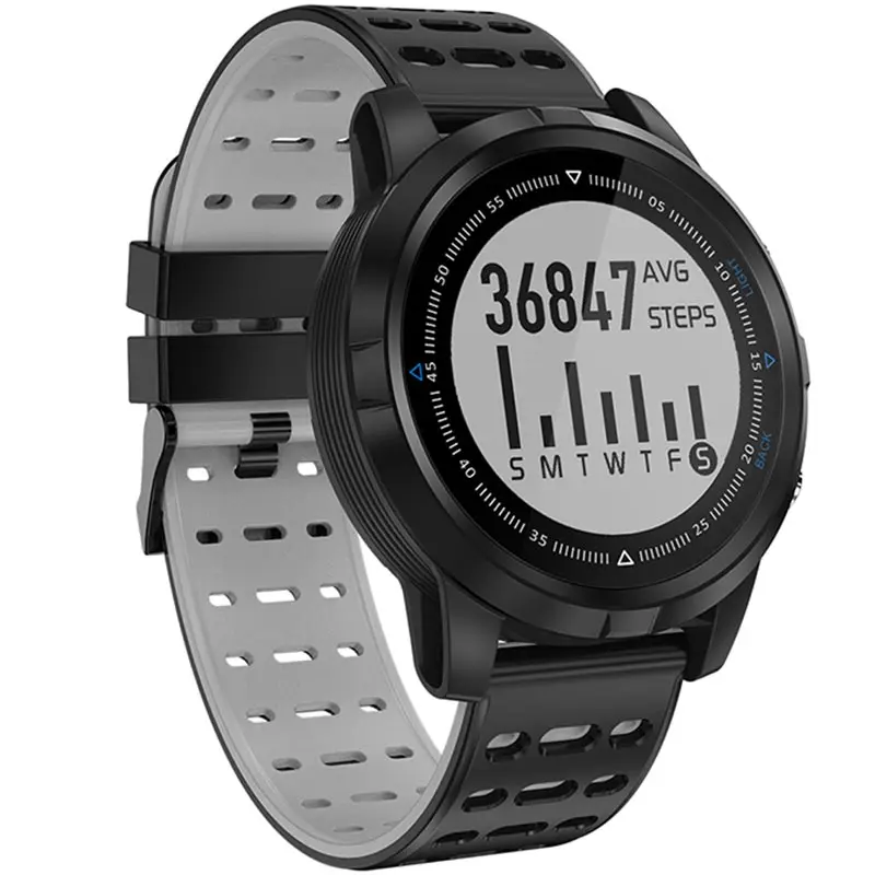 N105 gps Смарт-часы водонепроницаемые Смарт-часы динамический монитор сердечного ритма мульти-Спорт Мужчины Женщины Бег Спортивные Наручные Часы - Цвет: black