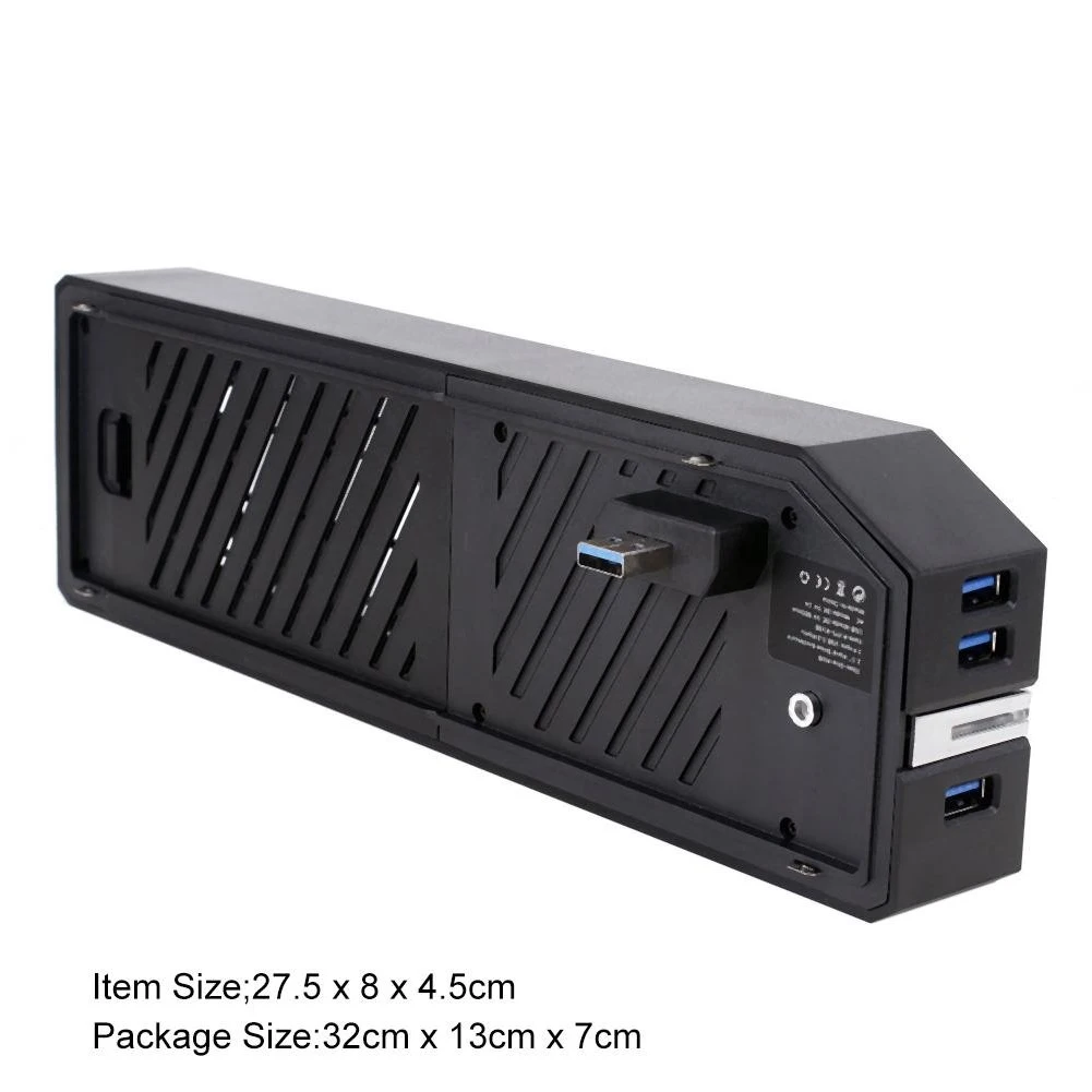 Черный USB3.0 жесткий диск внешние части объединительный концентратор ABS док-станция аксессуары 3 порта корпус запасной