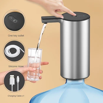 

Automatic Electric Water Pump Dispenser Drinking Bottle Smart Switch Wireless Water Pump 3.7V USB Rechargeable For Outdoor