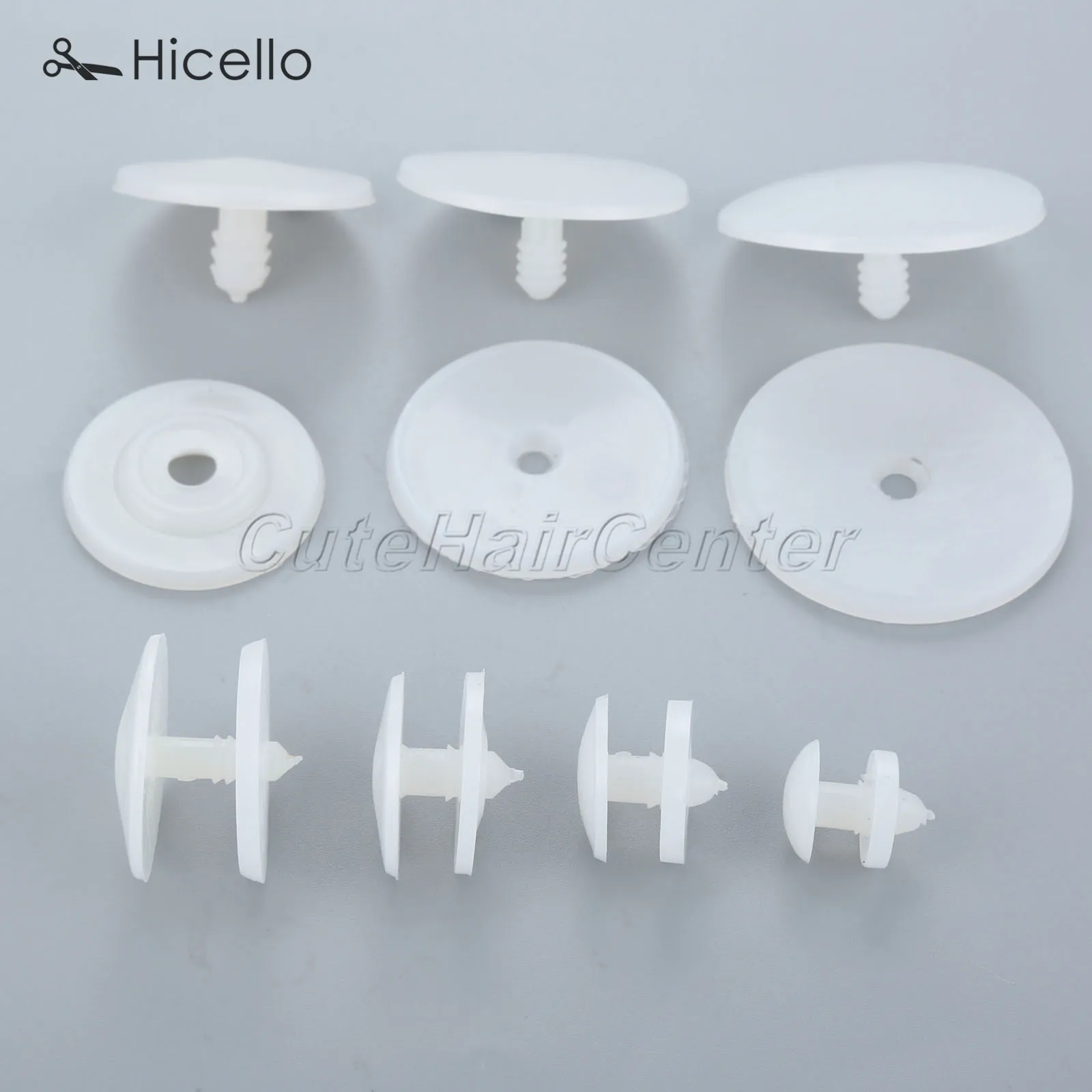 20/10sets Doll Joints + Washers Plastic safety joint neck/leg rotate Plush Toy Pet Teddy Bear 15/20/25/30/35/40/45mm DIY Crafts