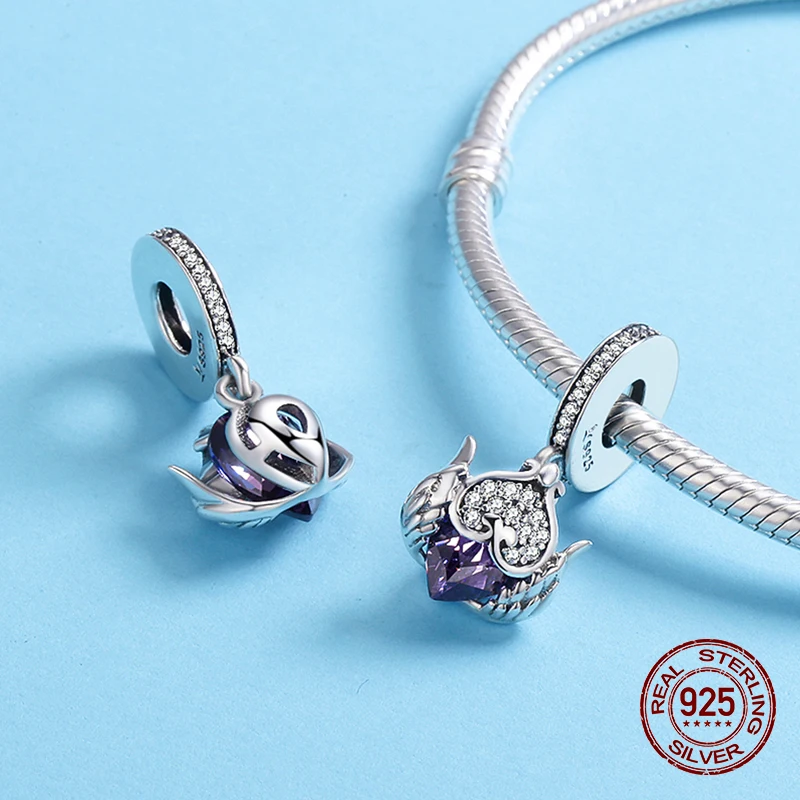 Fit Pandora Шарм браслет ожерелье подвеска Подвески 925 серебро для женщин Мода высокое ювелирное изделие